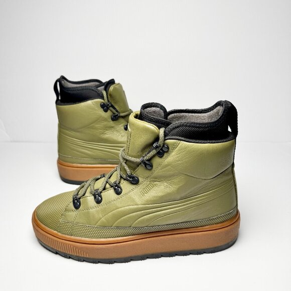 Puma Evolution The Ren Boots in Burnt Olive and Black Sz 8.5 - Picture 3 of 8
